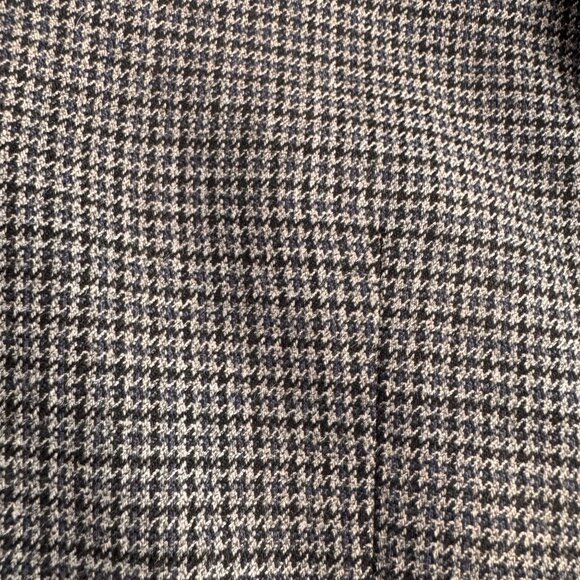 Ralph‎ Lauren Mens Houndstooth Blazer 40R Wool Gray Blue Checkered 2 Button Prep - Picture 3 of 7